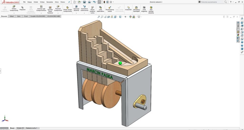 Igračka za učenje o mehaničkim sistemima – 3D štampano