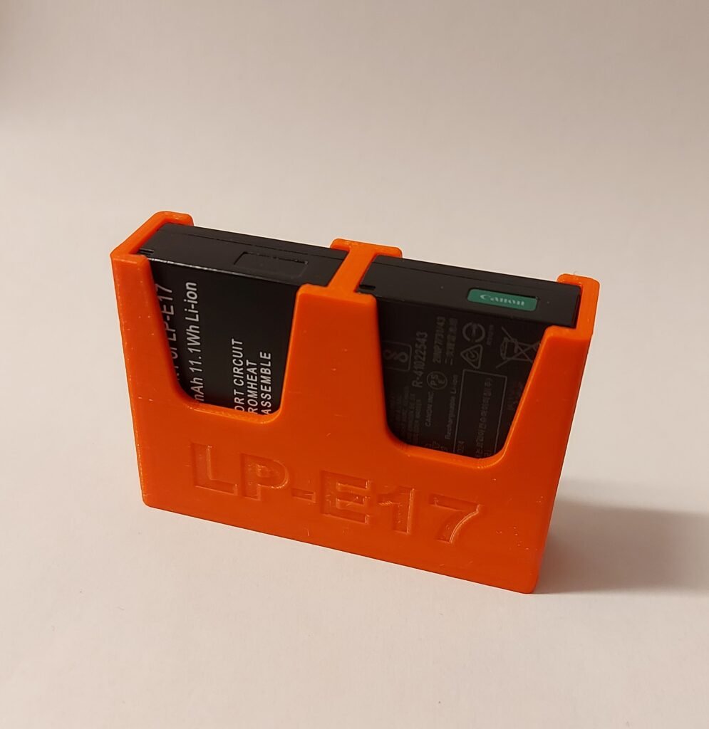 Držač baterija za Canon LP-E17 – 3D štampano