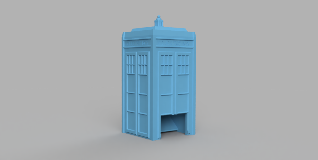 Kula za kockice – Tardis dizajn – 3D štampano