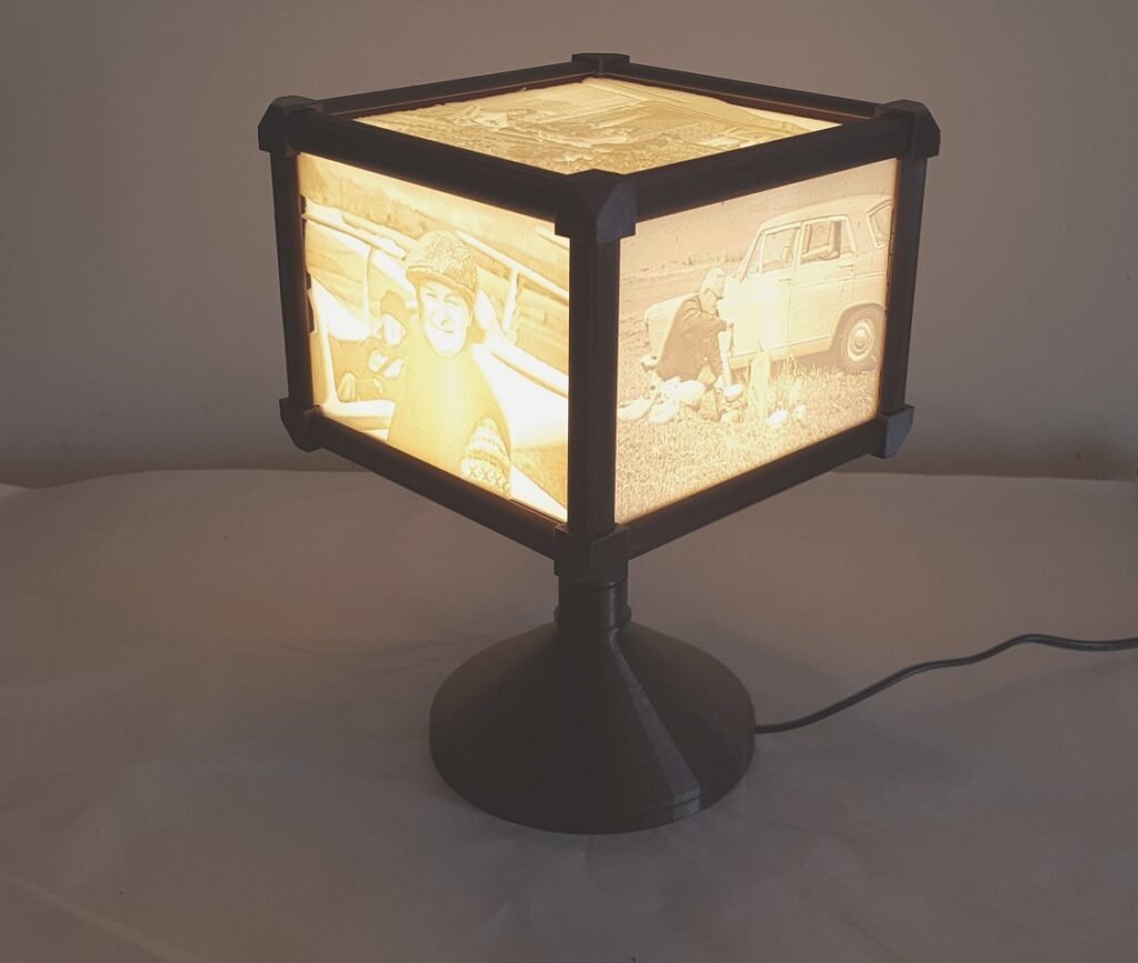 Litofana lampa za ambijentalno osvjetljenje – 3D štampano