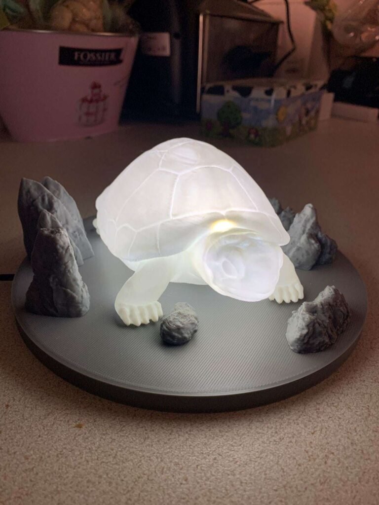 Žaba lampa za dekoraciju doma – 3D štampano