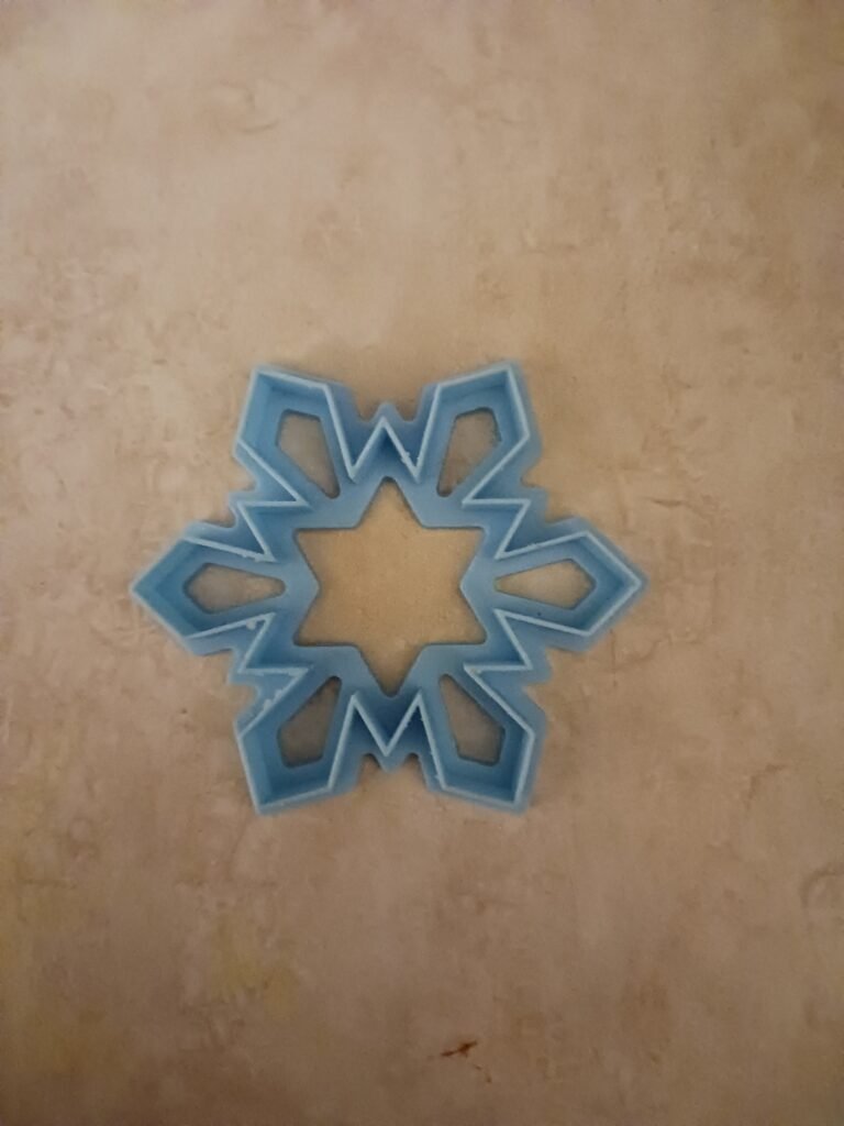 Modla za kolačiće – pahulja oblik – 3D štampano