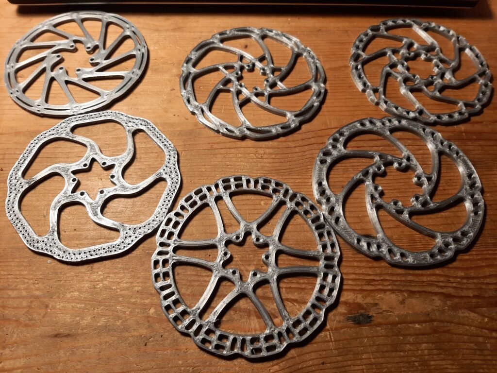 Set za kočnice bicikla, precizno štampan – 3D štampano