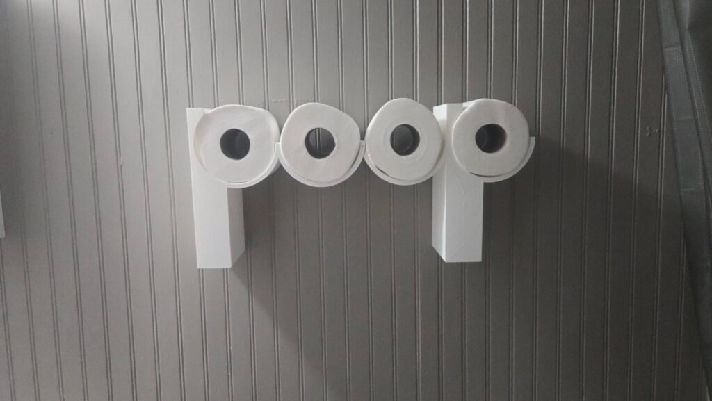 Držač za toaletni papir – praktičan dodatak – 3D štampano
