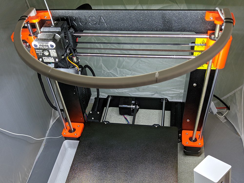 Svijetleća šesterokutna letva za štampač – 3D štampano