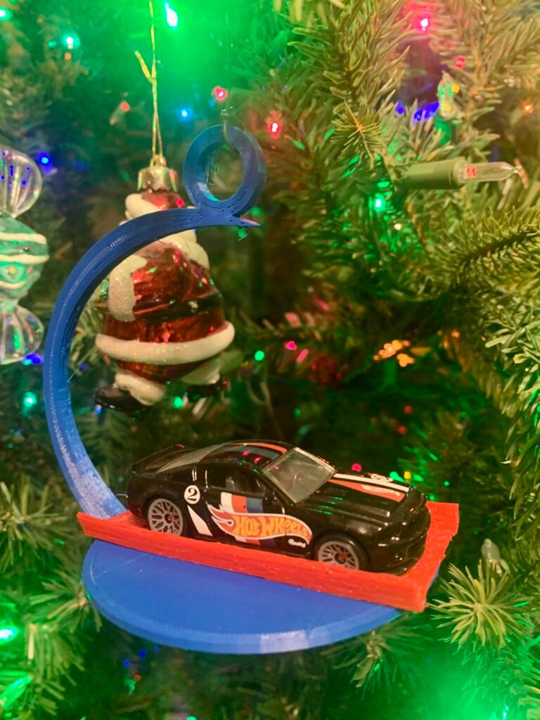 Hot Wheels Ukras za Božićno Drvo – 3D štampano