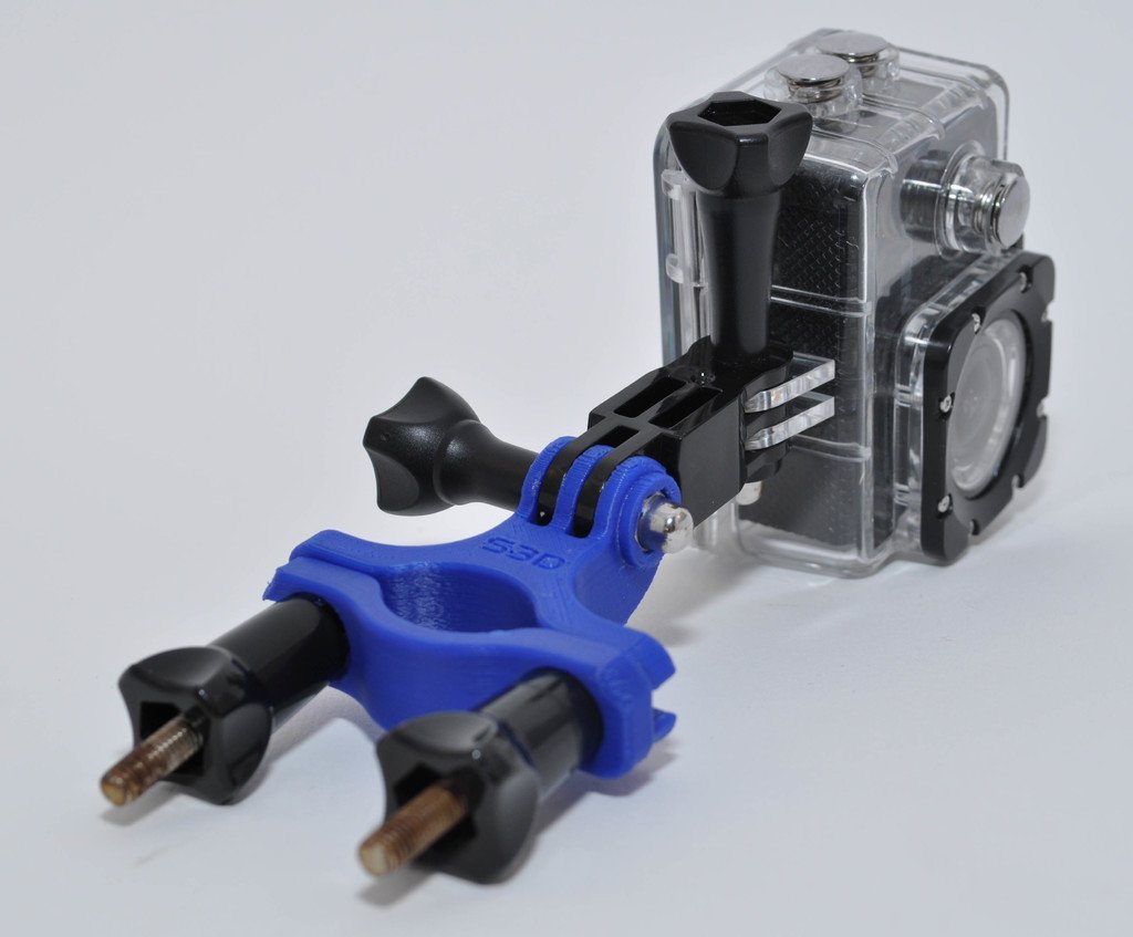 Držač za GoPro na bicikl ili šlem – 3D štampano