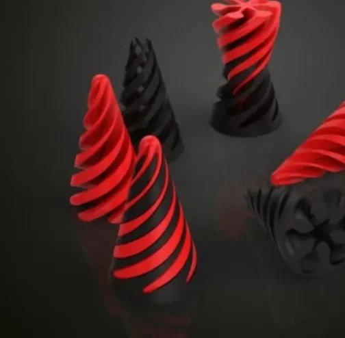 Spiralni špiner za smirenje i igru – 3D štampano