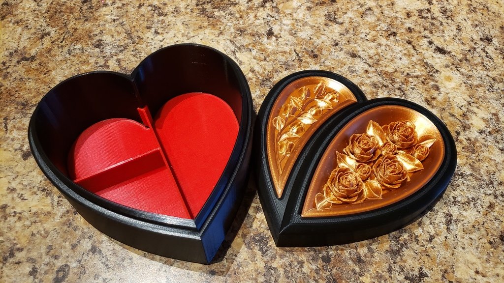 Kutijica za nakit sa pregradama – 3D štampano