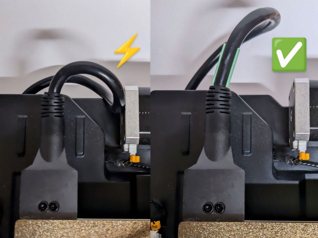 Fiksator kabla za štampač, kancelarija – 3D štampano