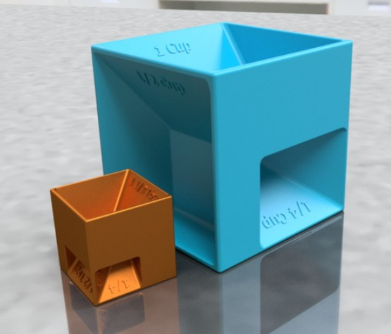 Mjerna čaša za kuhinju i kancelariju – 3D štampano