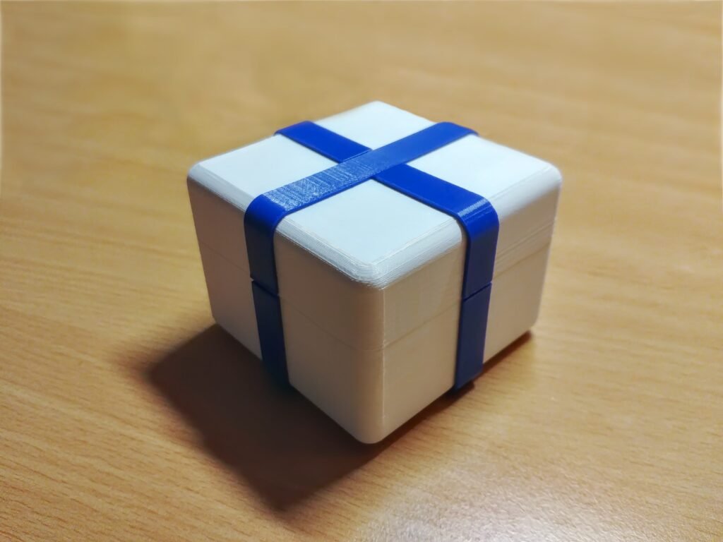 Mala kutija za poklone, vjenčanje – 3D štampano
