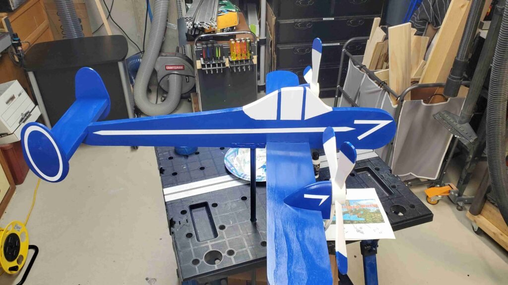 Avion-vjetrenjak za baštu i dvorište – 3D štampano