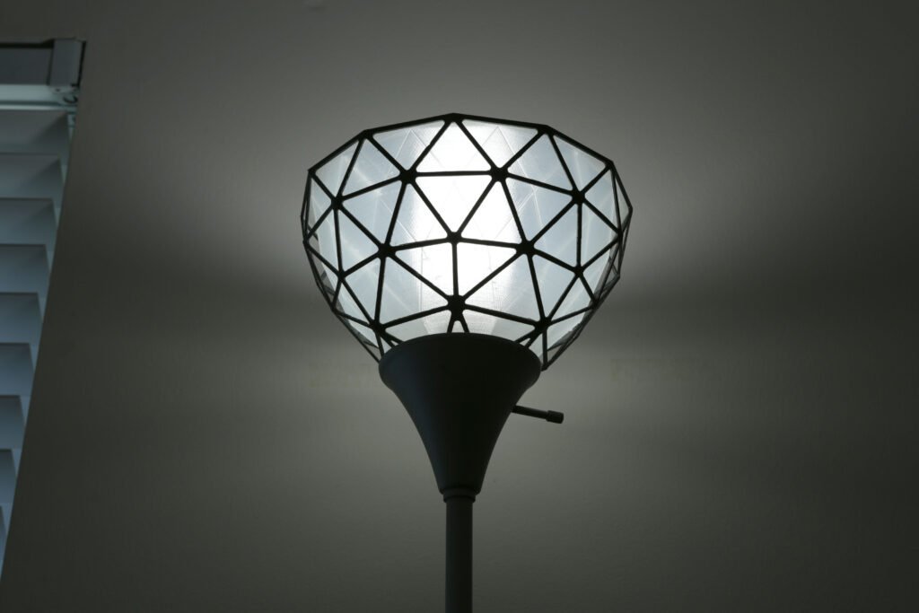 Geodetski abažur za lampu – osvjetljenje – 3D štampano