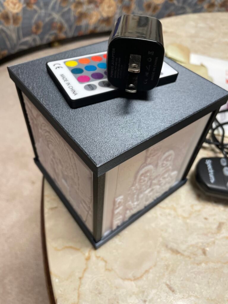 Kutija za lithophanes, lični poklon – 3D štampano