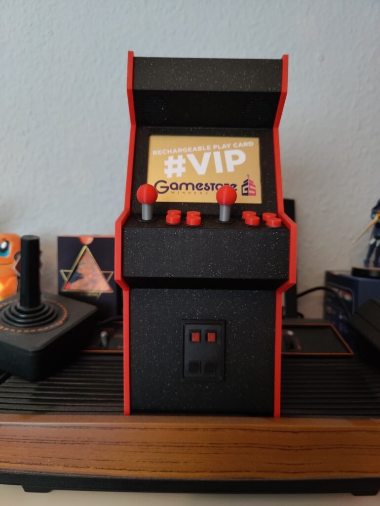 Držač za poklon karticu, arkadni stil – 3D štampano