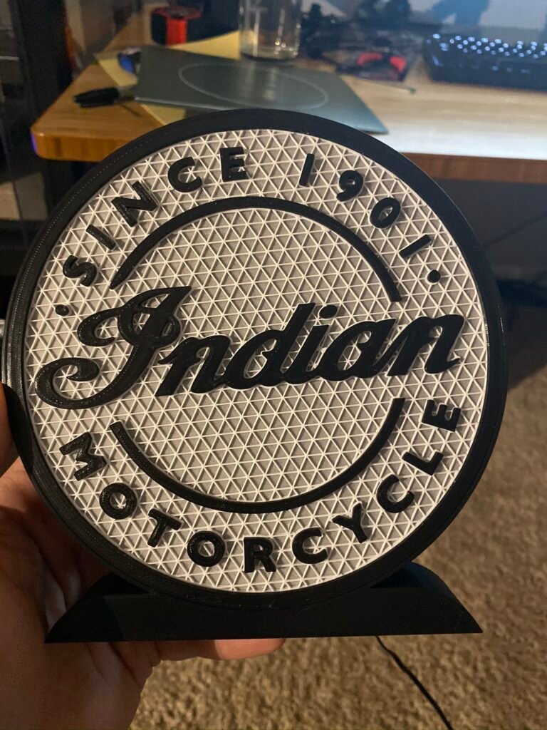 Kutija sa rasvjetom, vozilom “Indian” – 3D štampano
