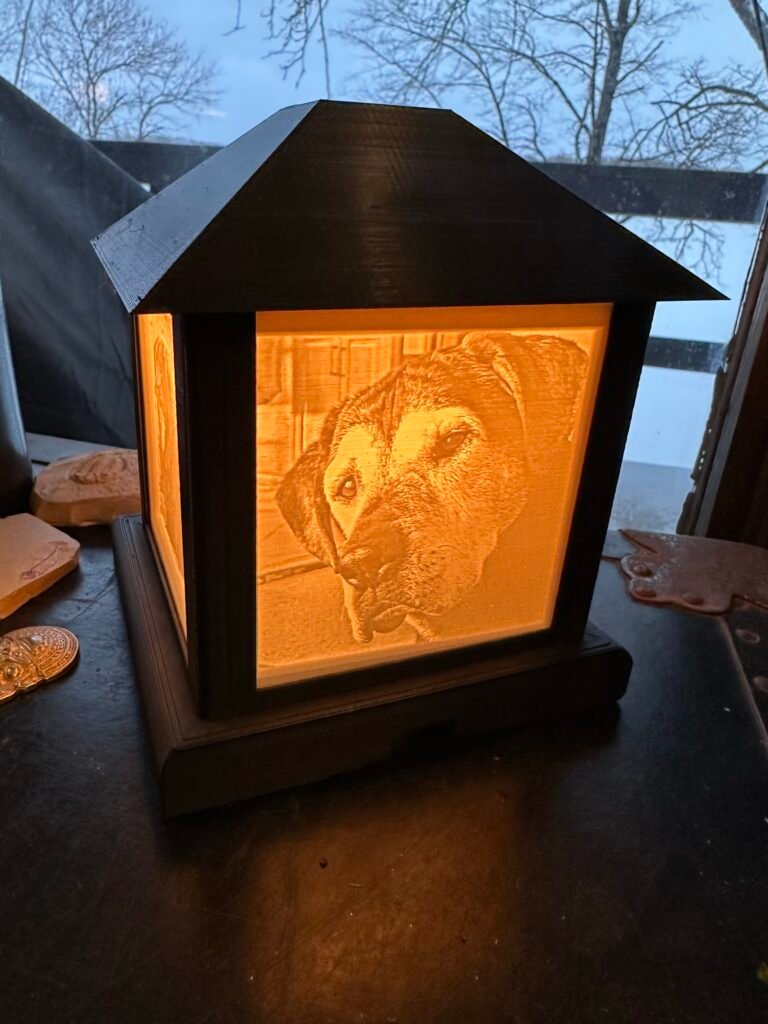 Litofana Lampion za Ugodnu Atmosferu – 3D štampano