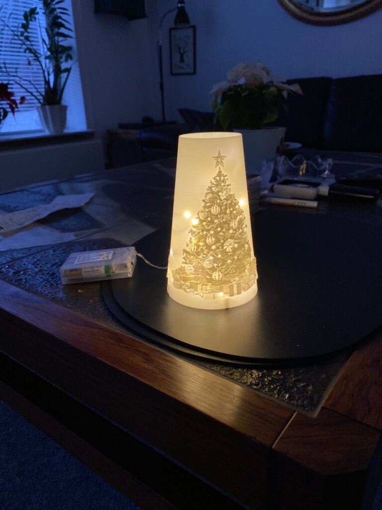 Božićni Lampa – 3D štampano