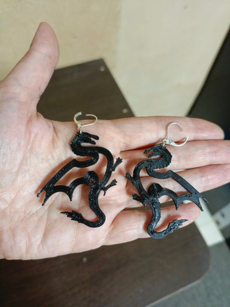 Dragon privesci, ključni prstenovi, spone – 3D štampano