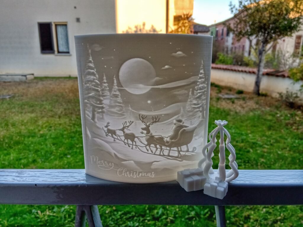 Litofana Božićna Čestitka – Prijatno Iznenadite! – 3D štampano