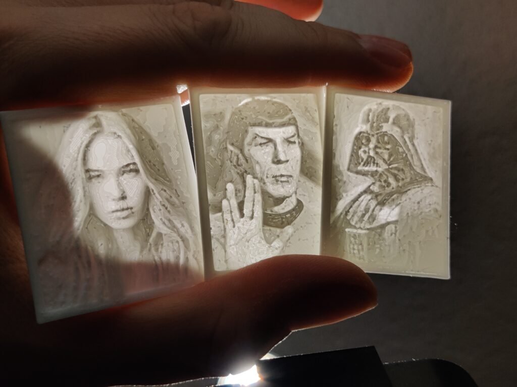 Litofana alati za učenje i kalibraciju – 3D štampano