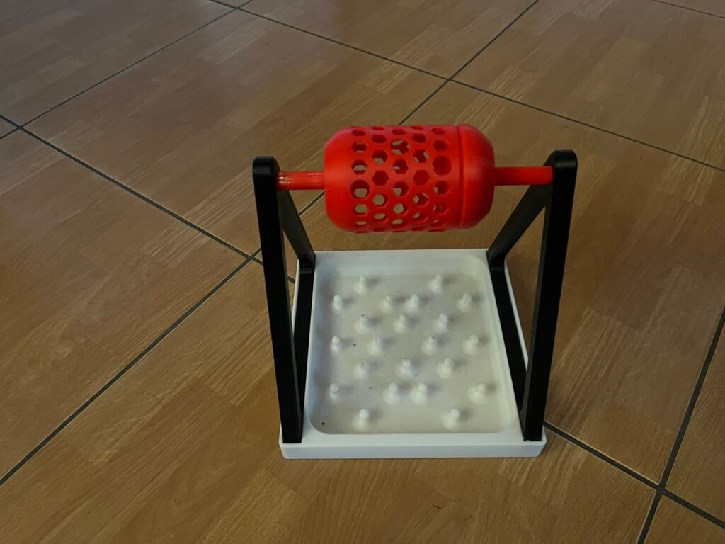 Bubanj za igračku mačke sa poslasticama – 3D štampano