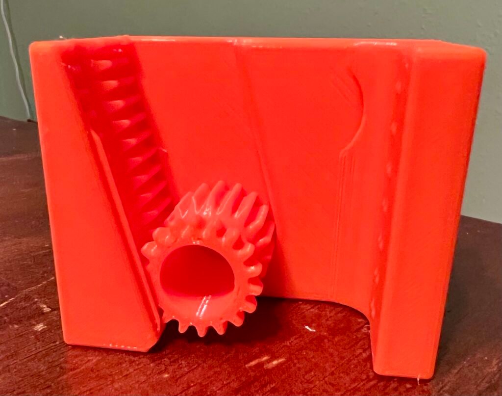 Držač metle, bez bušenja – 3D štampano