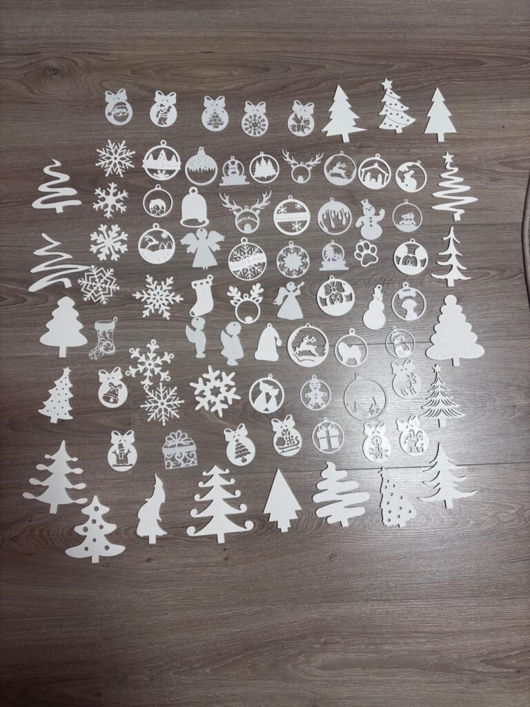 Božićni ukrasi za jelku – paket – 3D štampano