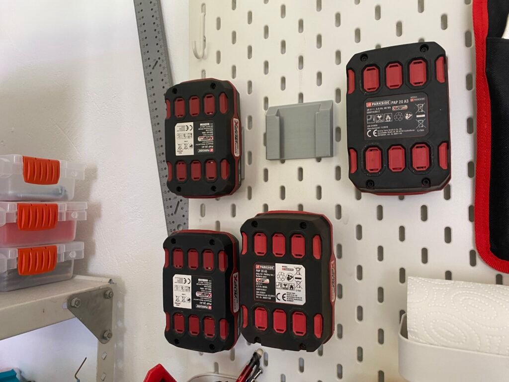 Držač baterije za alat Parkside X20V – 3D štampano