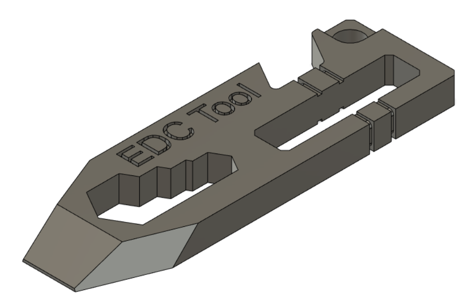 Alatka za ključeve – Praktičan EDC alat – 3D štampano