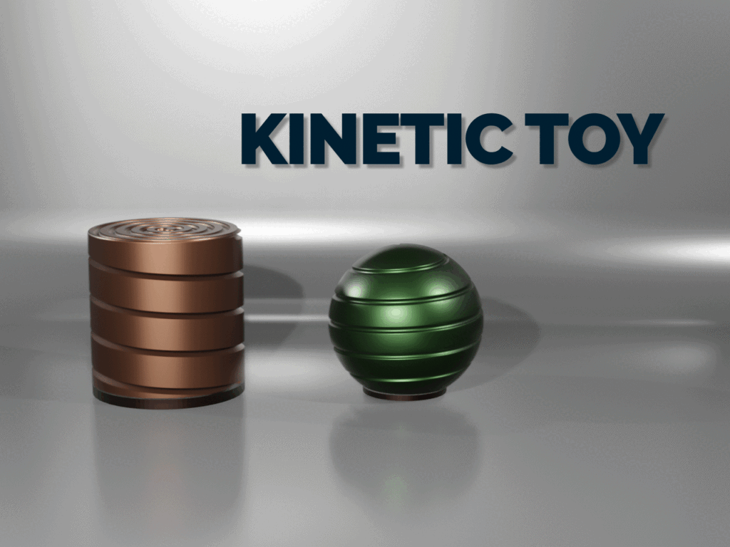 Kinetička igračka – rotirajući igrač – 3D štampano