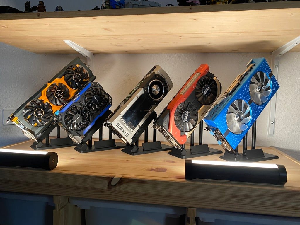 Držač grafičke kartice, izložbeni štand – 3D štampano