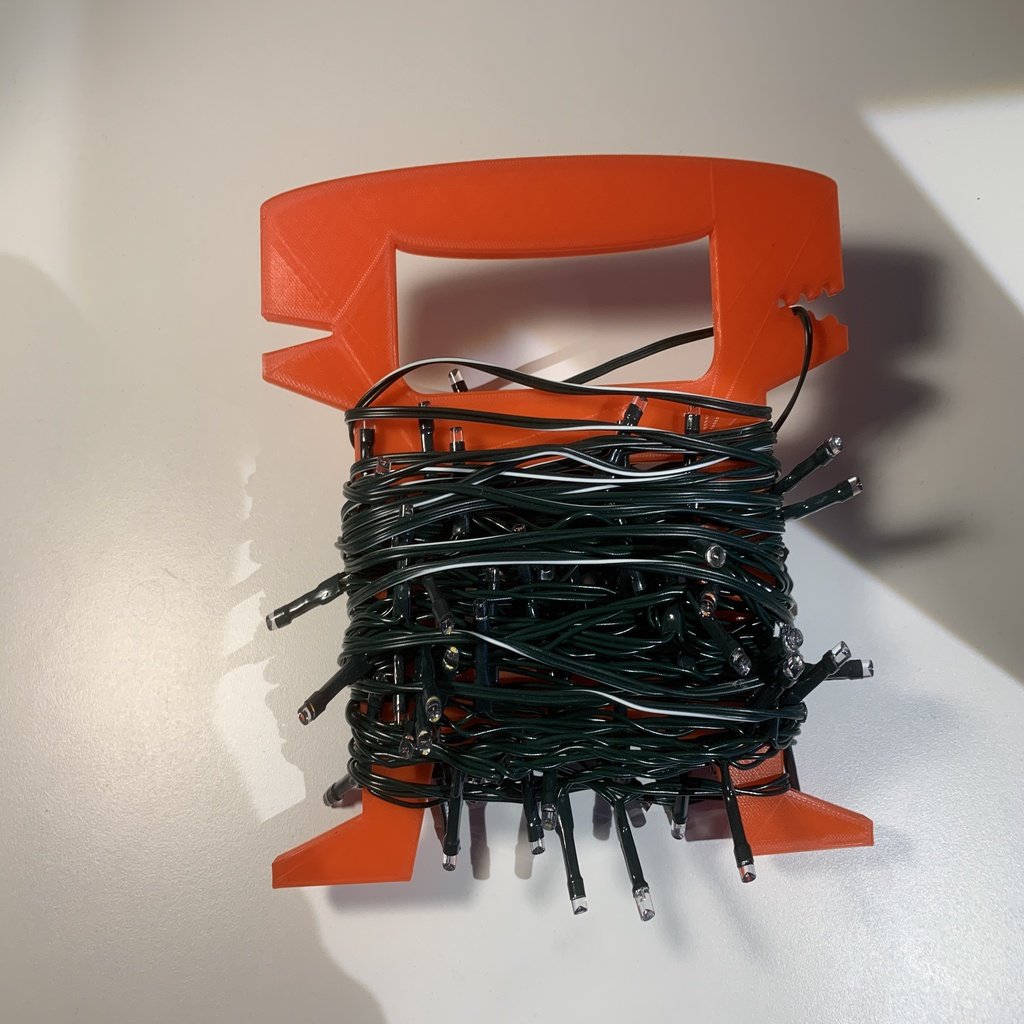 Čuvar za božićne lampice, praktična kutija – 3D štampano