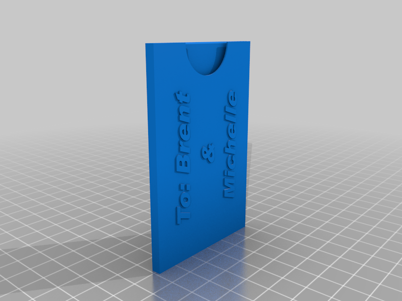 Držač za poklon karticu, prilagodljiv – 3D štampano