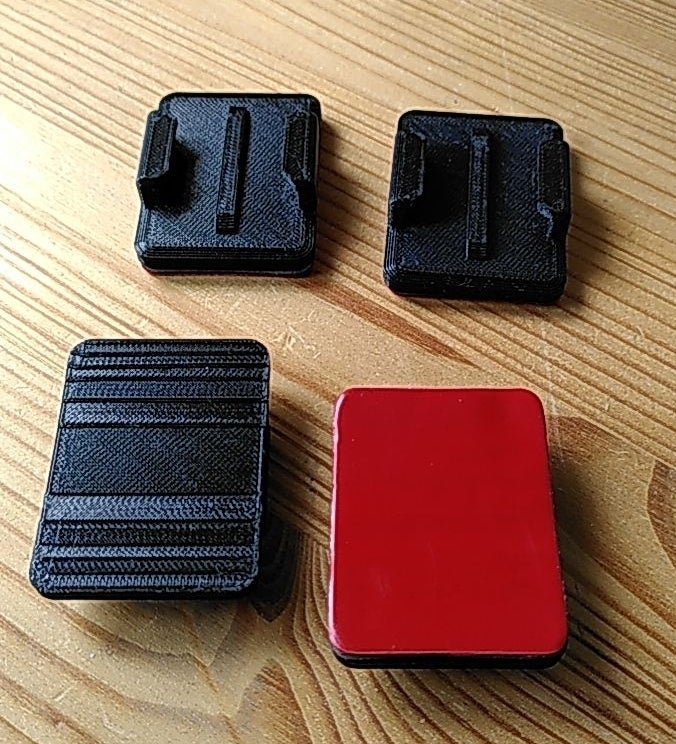 Osnova za montažu Go Pro kamere – 3D štampano