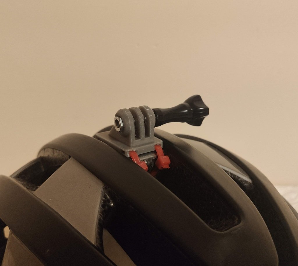 Držač za GoPro na kacigu bicikla – 3D štampano