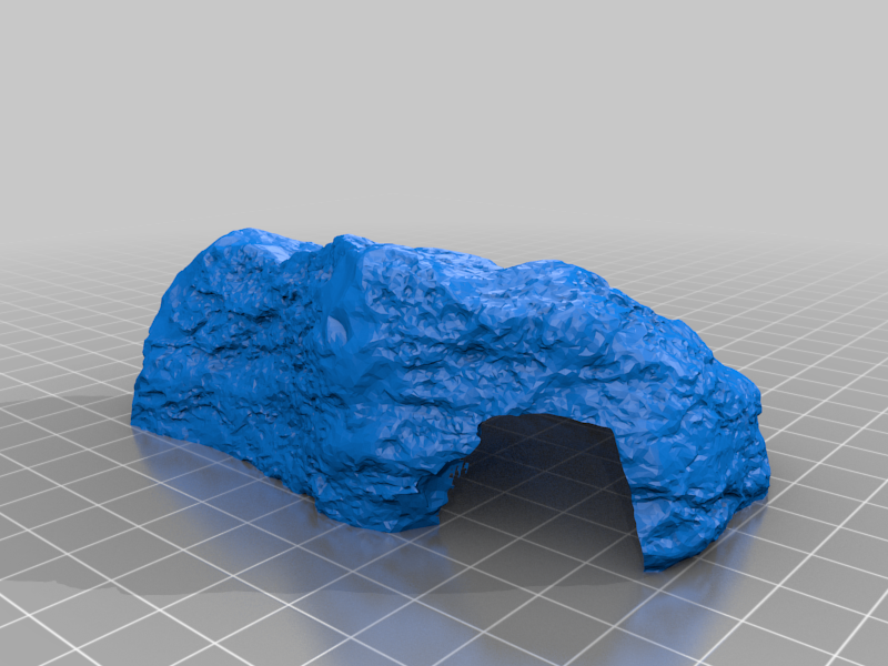 Skrovita pećina za gmazove – 3D štampano