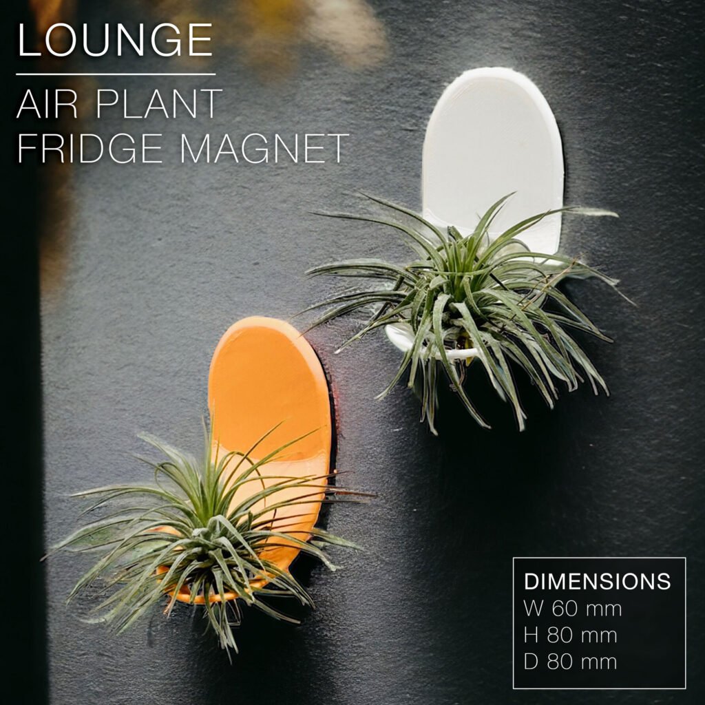 Držač za zračnu biljku, magnet za frižider – 3D štampano