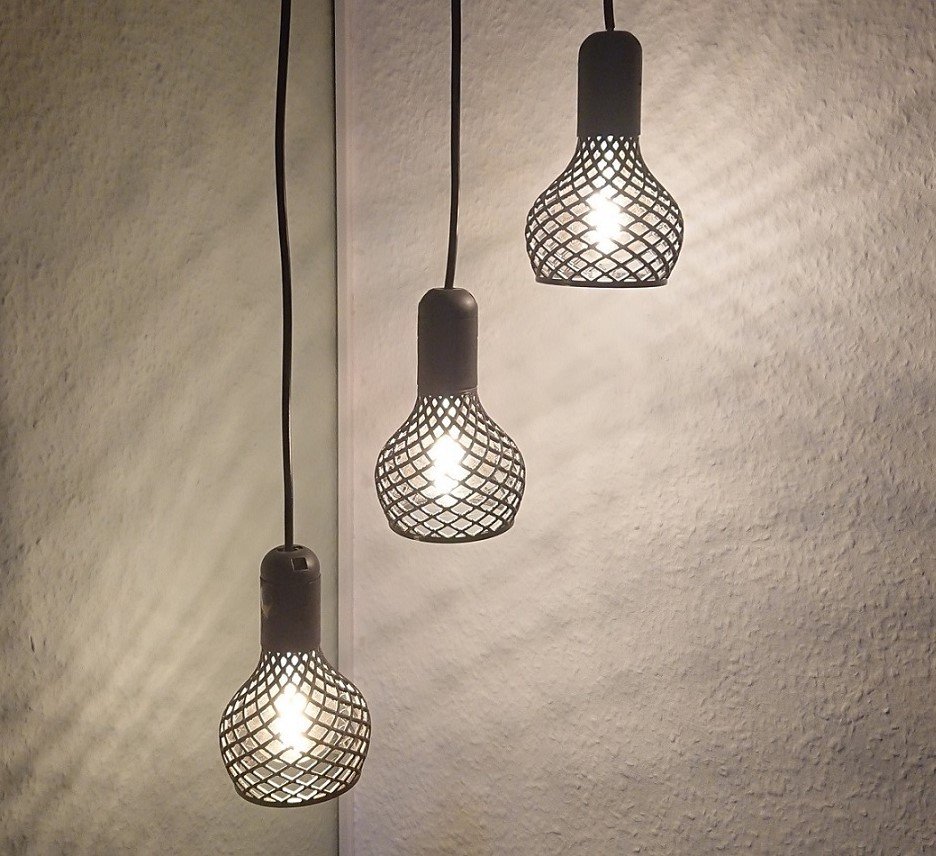 Abazur za LED sijalice tipa E27 – 3D štampano