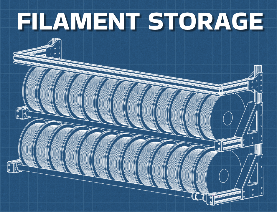 Sistem za čuvanje filamenti, modularni – 3D štampano