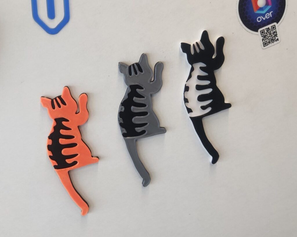 Magnet za frižider – Mačak, dekoracija – 3D štampano