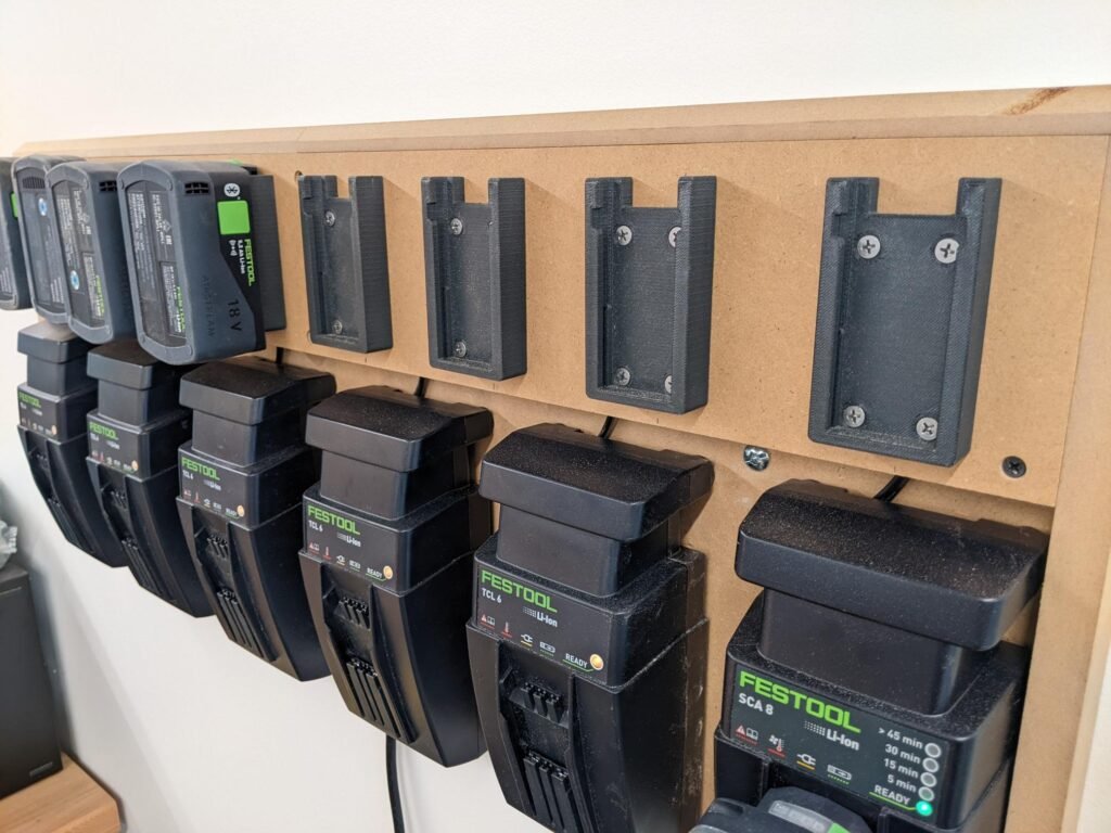 Držač za baterije, Festool kompatibilan – 3D štampano