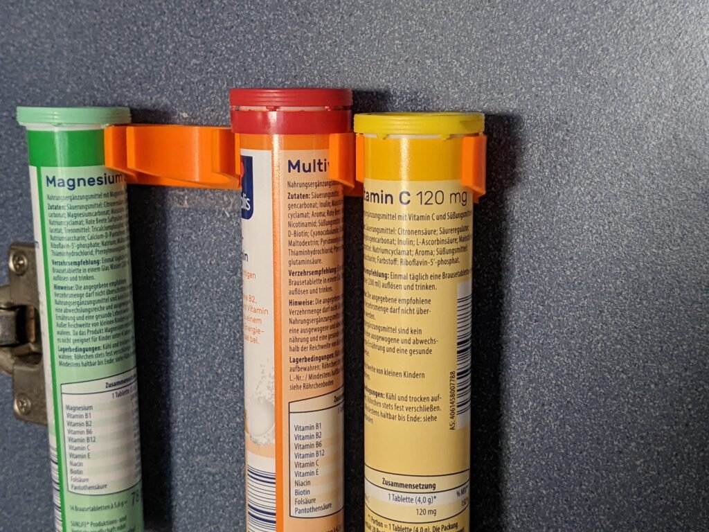 Držač vitamina za vašu kancelariju – 3D štampano