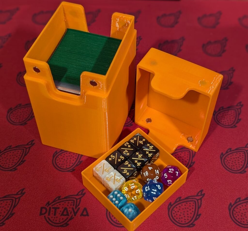 Kutija za karte sa posudom za kockice – 3D štampano