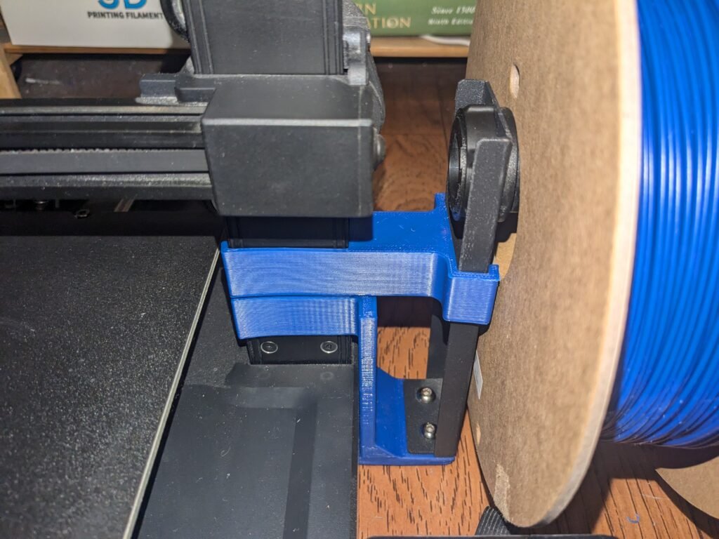 Držač za kalem bobine uz bok štampača – 3D štampano