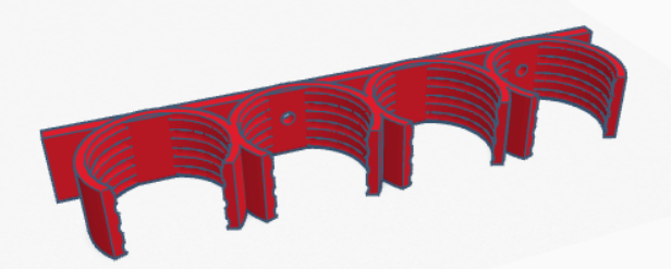 Držač usisivača za baštu i dvorište – 3D štampano