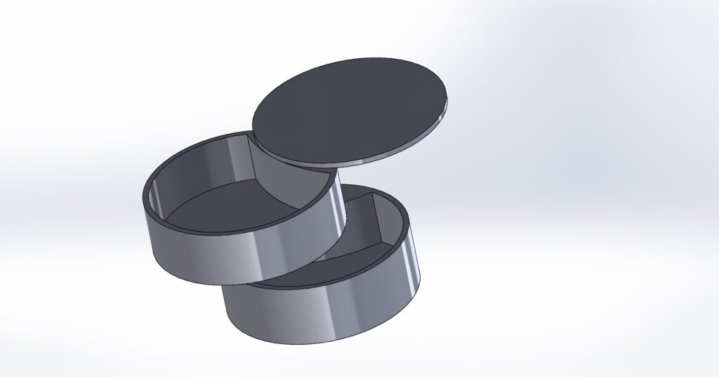 Kutija za nakit sa rotirajućom fiokom – 3D štampano