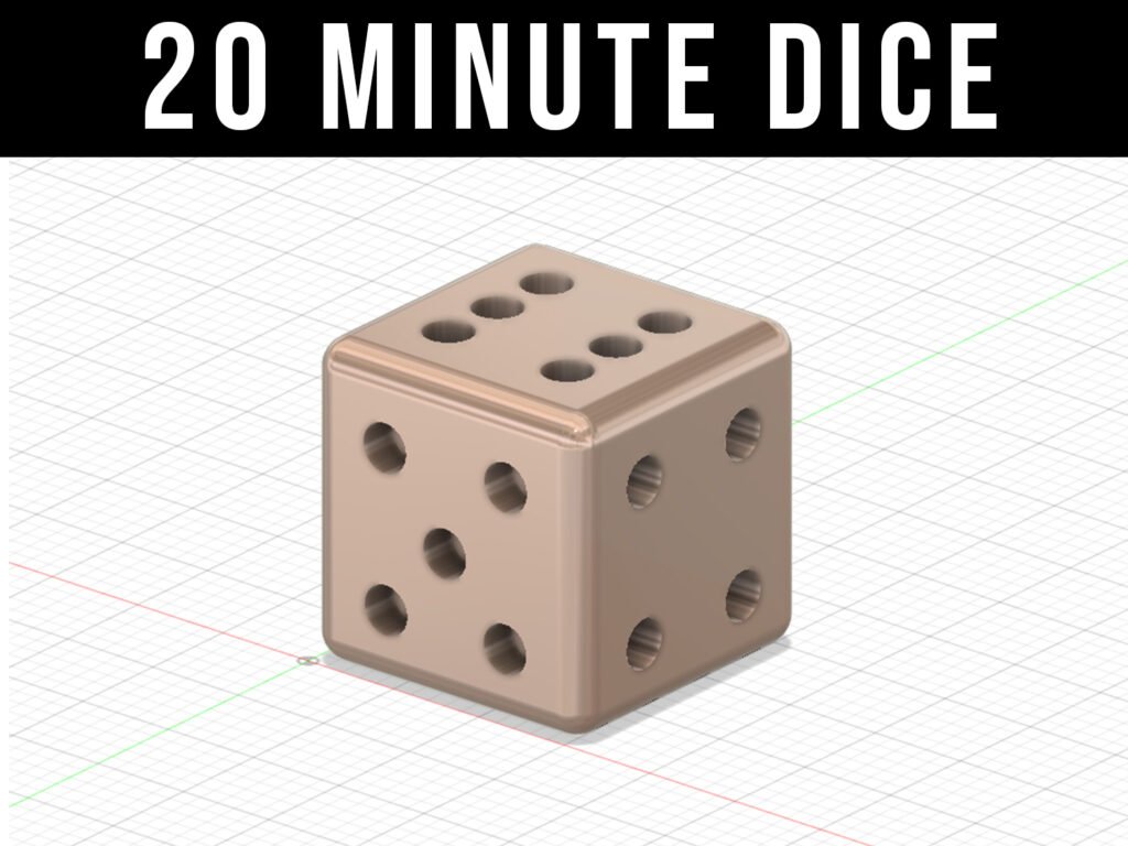 Kockice za Igre, Brza Štampa – 3D štampano