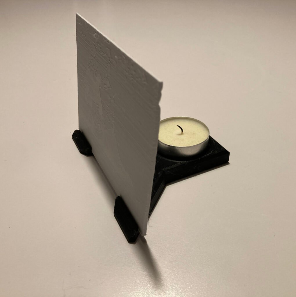 Držač za svijeće – litopan ukras – 3D štampano